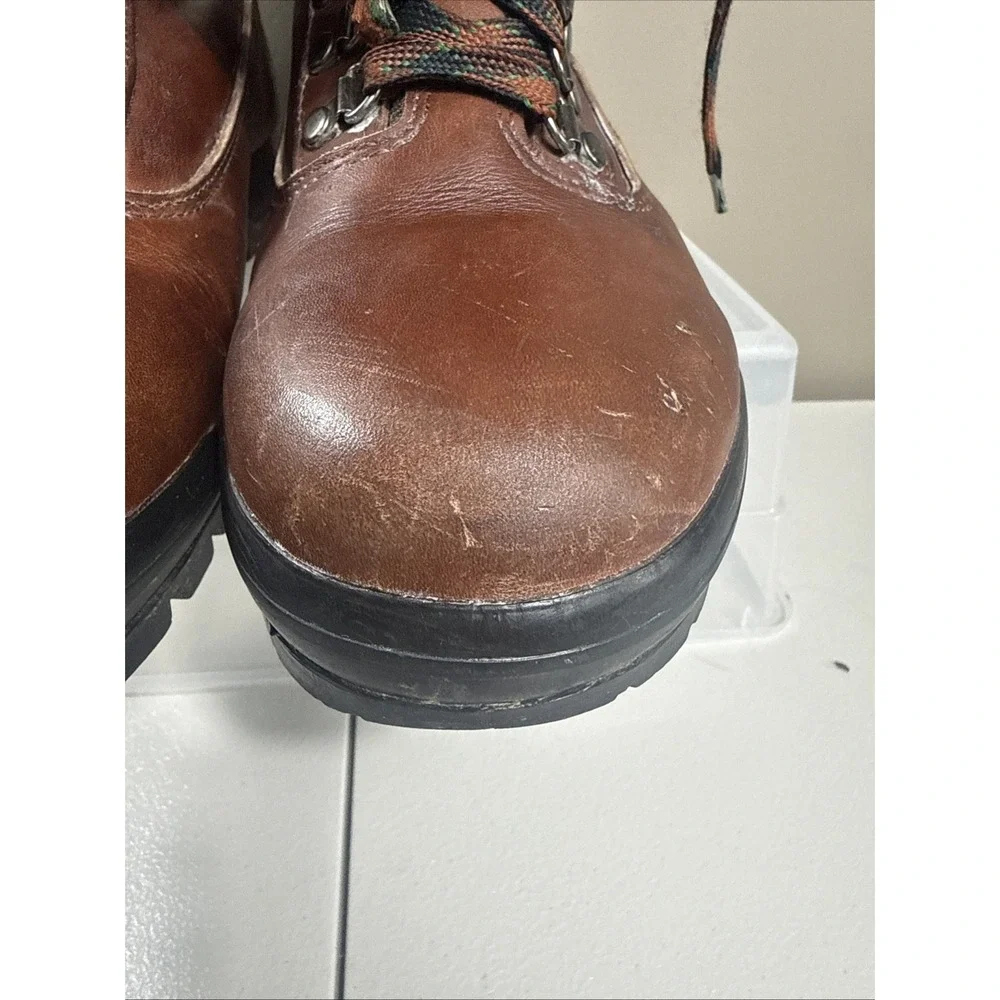 VTG Tecnica GORE-TEX Trekker Waterproof Hiking Brown Boots Mens US Size 11.5 EUC